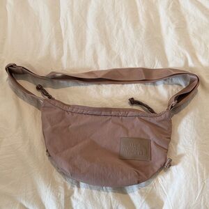 The North Face Mauve Nylon Waist/Crossbody Bag